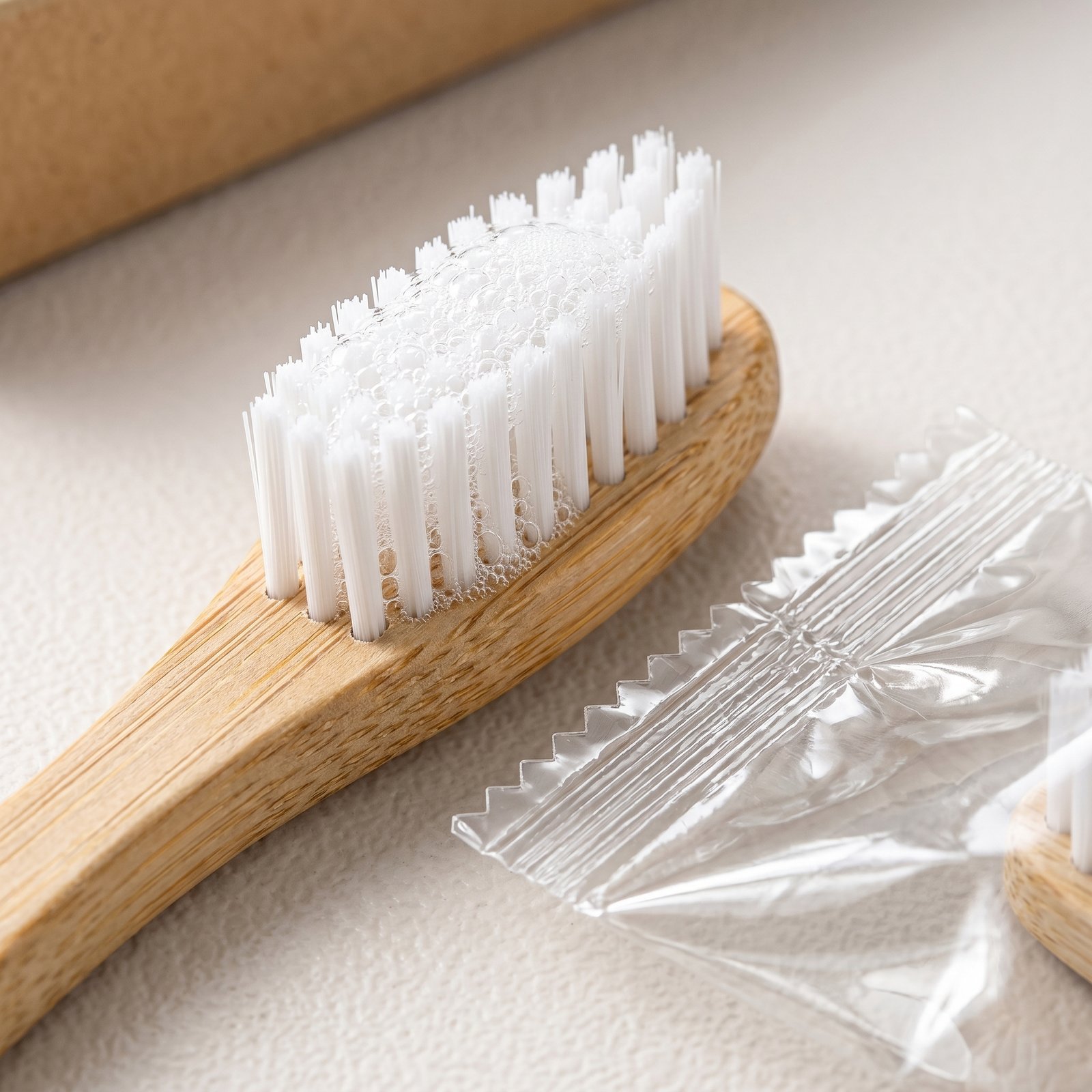 Dentora 50-Pack Prepasted Bamboo Toothbrush — Classic Color - Image 8
